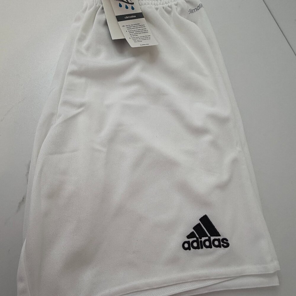 New With Tags Adidas Climalite White Shorts Size Small